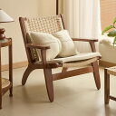 椅子 イス いす アウトドア用 リビング ベランダ 高品質 ウッド レトロ 通気性 木製チェア リラックス 一人掛け 1人掛け 高品質 インテリア 新居祝い 引...