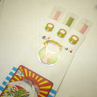 京の千歳飴 3本(千歳あめ いちごみるく味2本、抹茶みるく味1本) 手提げ袋入り 七五三