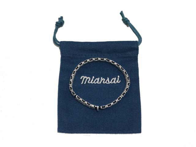 【送料無料!!】Miansai マイアンサイ Orson Sterling Silver Bracelet オーソン ステアリング シルバー ブレスレット(STERLING SILVER / BLACK)
