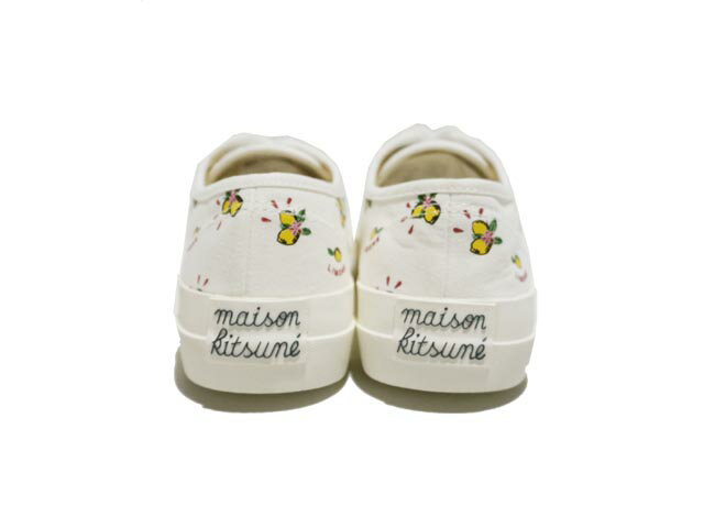 【送料無料!!】Maison　Kitsune　メゾン　キツネ　Allover Lemon Sneakers　オールオーバー　レモン　スニーカー(MULTI PRINT)