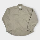 The Frankie Shop / Dean padded overshirt (BEIGE)