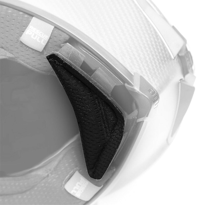 【公式】 WIND PROTECTOR PISTA GP RR - BLACK 001N 安心の保証付きジェットヘルメット用内装 ウィンドプロテクター AGV(エージーブイ)