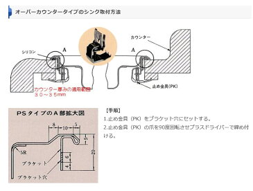 送料無料！シゲル工業製　PSS-635（外寸635×550）（オーバーシンク）【ステンレスシンク】