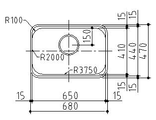 送料無料！トヨウラ製 N650BIW（外寸680×470）（アンダーシンク）【ステンレスシンク】