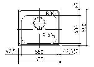 送料無料！シゲル工業製　PSS-635（外寸635×550）（オーバーシンク）【ステンレスシンク】