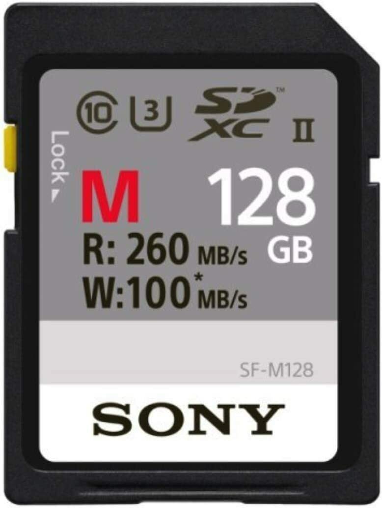 Sony SDXC 128GB UHS-II 260MB/s 4K対応 U3 Class10 SF-M128 ソニー [並行輸入品]