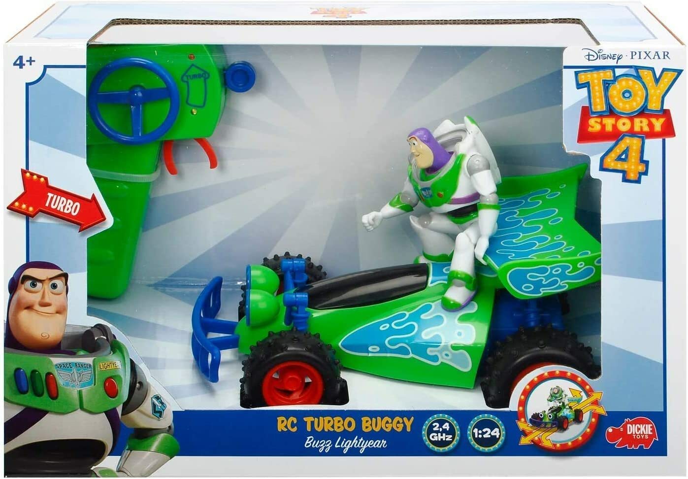 ディズニー ピクサー『トイ・ストーリー 4』ターボバギー バズ・ライトイヤー RC / Disney Pixar Toy Story 4 Turbo Buggy W/Buzz Lightyear Radio Control Vehicle [並行輸入品] 2