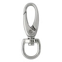 【SALE】スナップフック L03-14mm 金具 回転 キーホルダー ナスカン バッグ金具 ニッケル 【在庫限り】 10個/50個