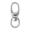 【SALE】 スナップフック L07-14mm 金具 回転 キーホルダー ナスカン バッグ金具 ニッケル 【在庫限り】 10個/50個