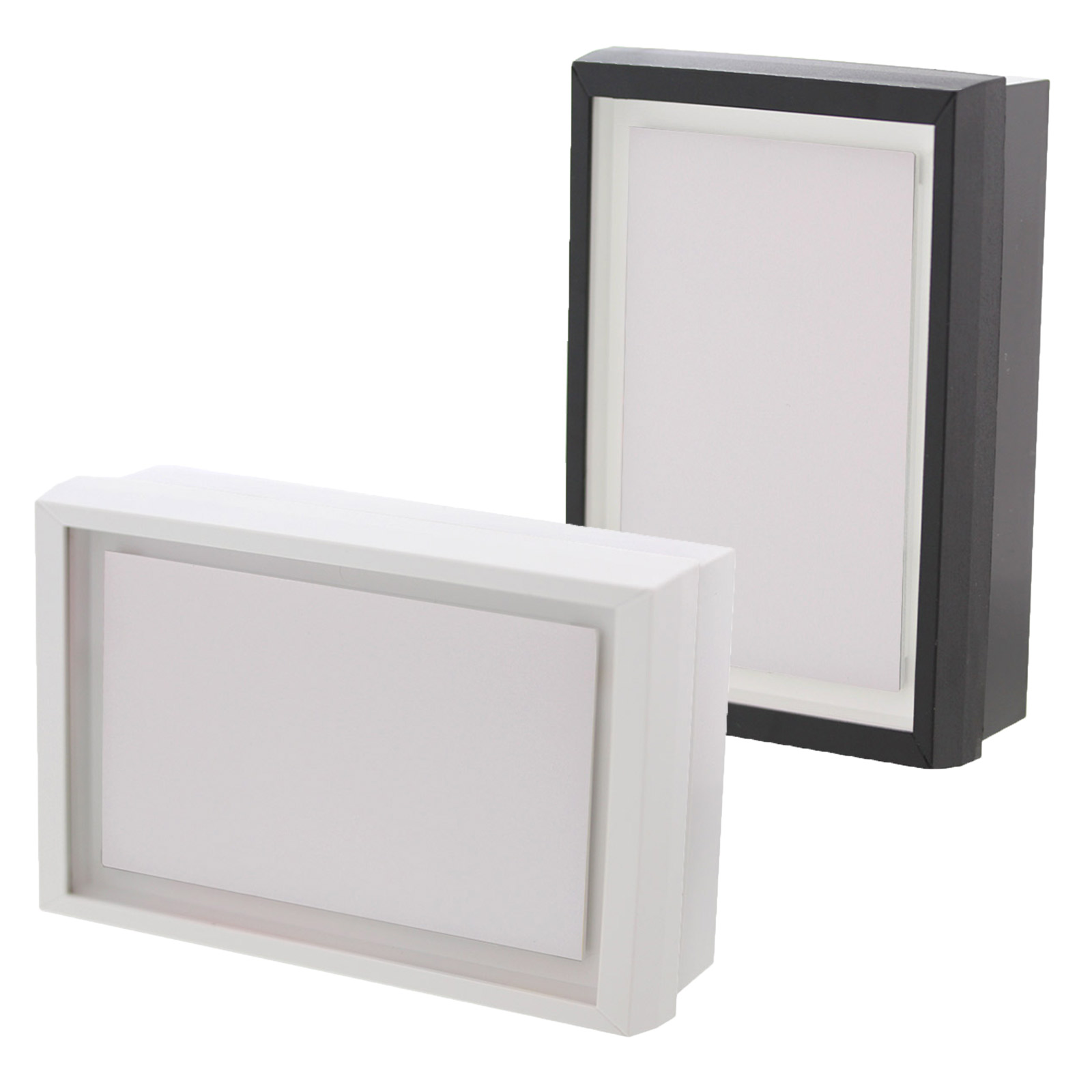 額縁BIG 小物入れ ボックスパーツ 5点セット ブラック/ホワイト 1個/10個/50個/100個 トレーディングカ..