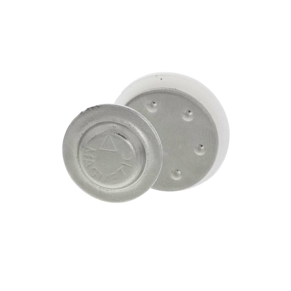 大王製作所 マグネットバッジ 丸型 17mm×5.6mm バッジ ネオジウム 磁石 パーツ 両面テープ付き 名札 ネームプレート 1個/10個/50個/100個