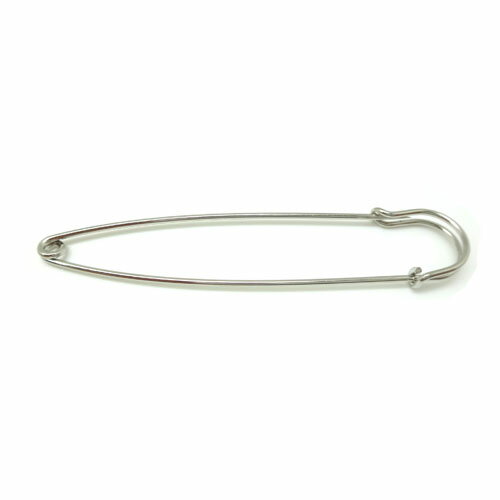 カブトピン 1.2×75mm◆ピンバッチ金具◆ニッケル 10個 大王製作所