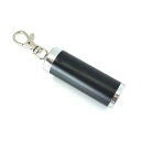 携帯灰皿【在庫限り】電子タバコ アッシュトレイ キーホルダー コンパクト 円柱 筒型 ブラック フック付き CA01 スライド式 軽量 大王製作所 1個/10個