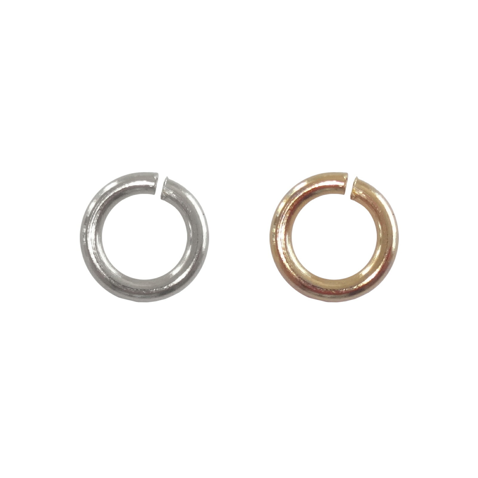 丸カン 鉄製 ワカン Oリング パーツ 線径φ1.2×内径4.5mm 直径7mm 500個/1000個 大王製作所 マルカン 丸環