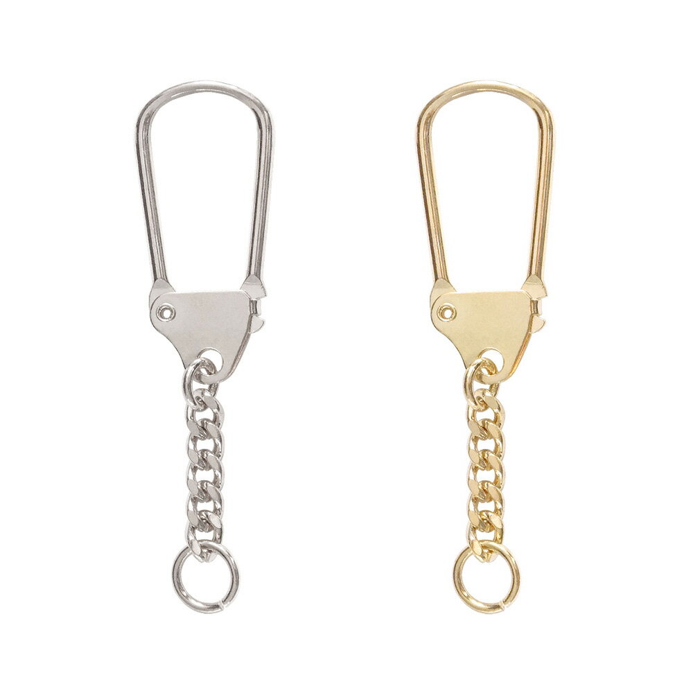 キーホルダー パーツ 馬蹄型 全長60mm 大 大王製作所 バテイ 444 金具 キーホルダーパーツ キーチェーン シルバー/ゴールド 10個/50個/100個/500個/1000個