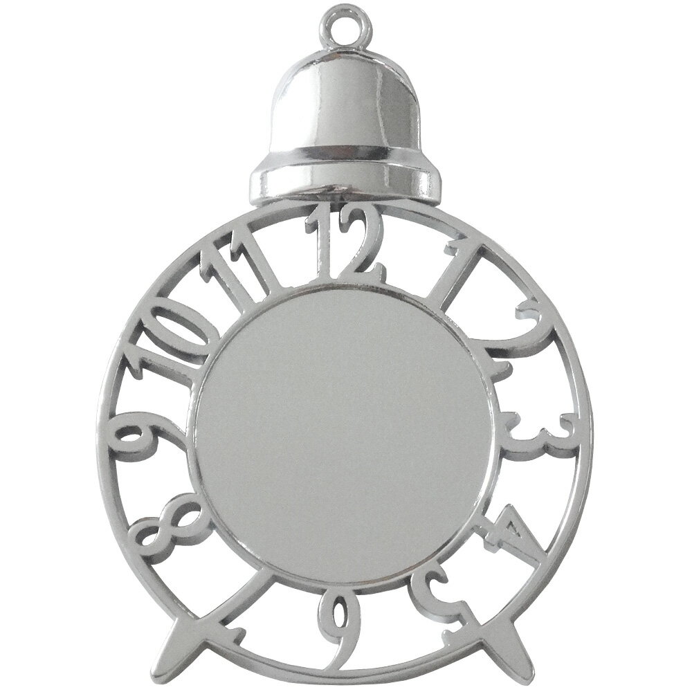 オリジナルデザイン ミール皿・空枠 時計型 シルバー