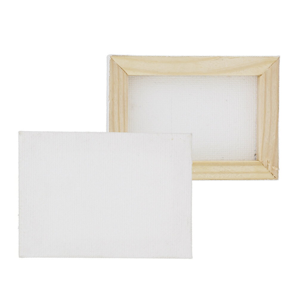 ミニキャンバス 50×70mm 無地【B級品】1個/5個 /10個/50個【在庫限り】ミニチュア 絵画 UVプリント対応 白