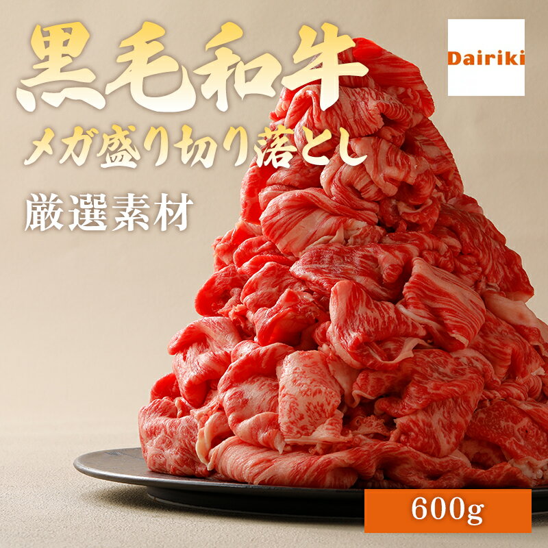 国産 黒毛 和牛 切り落とし すきやき 600g 割り下付 お肉 ギフト 肉 ダイリキ オリジナル すき焼き 割り下 付 誕生日 お中元 お歳暮 送料無料