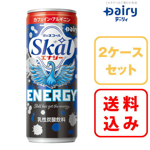 2ケース×スコールエナジー 250ml缶×20本 計40本南日本酪農 デーリィバレンタインデー