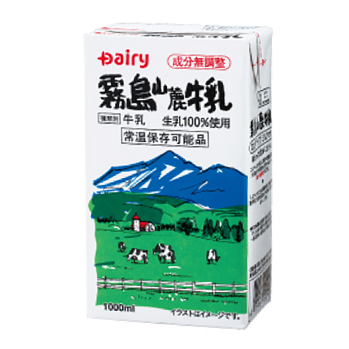 【送料無料】霧島山麓牛乳 1000ml×6本入 3ケース南日本酪農協同 デーリィ 【まとめ買い】 ※北海道・沖縄は、送料として別途500円申し受けます ※北海道・沖縄は、送料として別途500円申し受けます