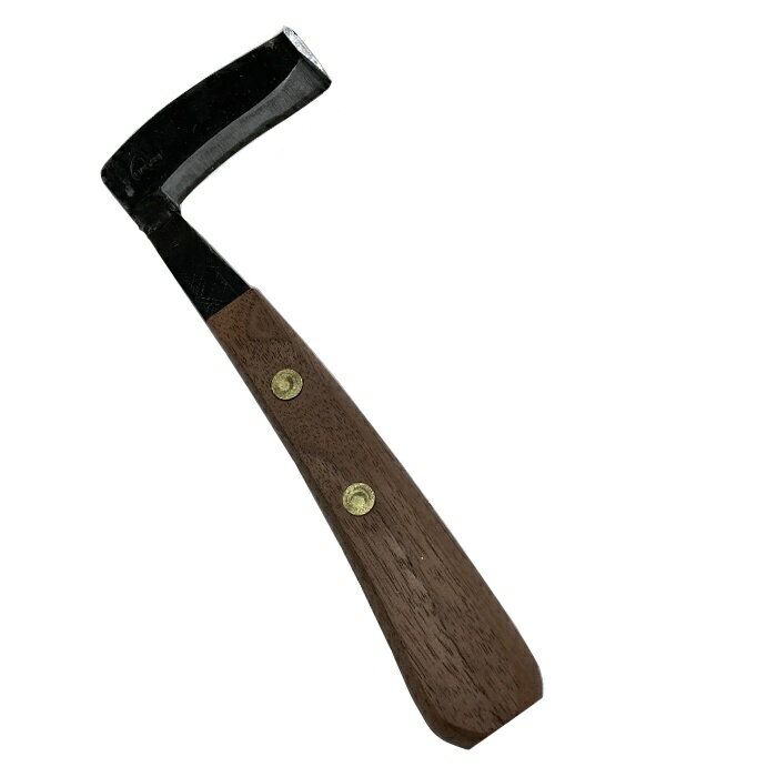 酪農用 畜産用 削蹄具 【カマ型 S 右刃 左刃 削蹄用具】 爪切り 削蹄用 削蹄 スタンダード 用具 道具 牛蹄用 蹄 爪削り 手入れ 鎌 ナタ 鉈 かま なた 病気 ケア 健康 蹄病 蹄病予防 2