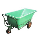 酪農用 畜産用 運搬車 【 ポリ製三輪車 400リットル 】水抜栓付 400L 三輪車 国産 3輪車 ポリ製 飼料運搬車 畜産用品 車輪付き 荷車 キャリー 運...