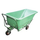 酪農用 畜産用 運搬車 【 ポリ製三輪車B型 400リットル 】水抜栓付 400L ポリ製 大容量 三輪車 3輪車 ネコ車 飼料運搬車 畜産用品 車輪付き 荷車...