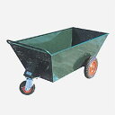 酪農用 畜産用 運搬車 【 鉄製三輪車 300リットル 】300L 水抜栓付 三輪車 国産 3輪車 飼料運搬車 畜産用品 車輪付き 荷車 キャリー 運搬 鉄製 ...