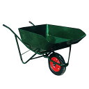 酪農用 畜産用 運搬車 【 鉄製ジャンボ一輪車 130L 】 1輪車 ネコ車 ねこ車 猫車 ガーデニング 手押し 飼料運搬車 畜産用品 車輪付き 大容量 荷車 ...