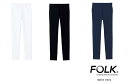 フィットストレートパンツ Ladies レディス 6008NS FOLK ナース 医療 ストレッチ 「ポスト投函」 送料無料 代引き不可