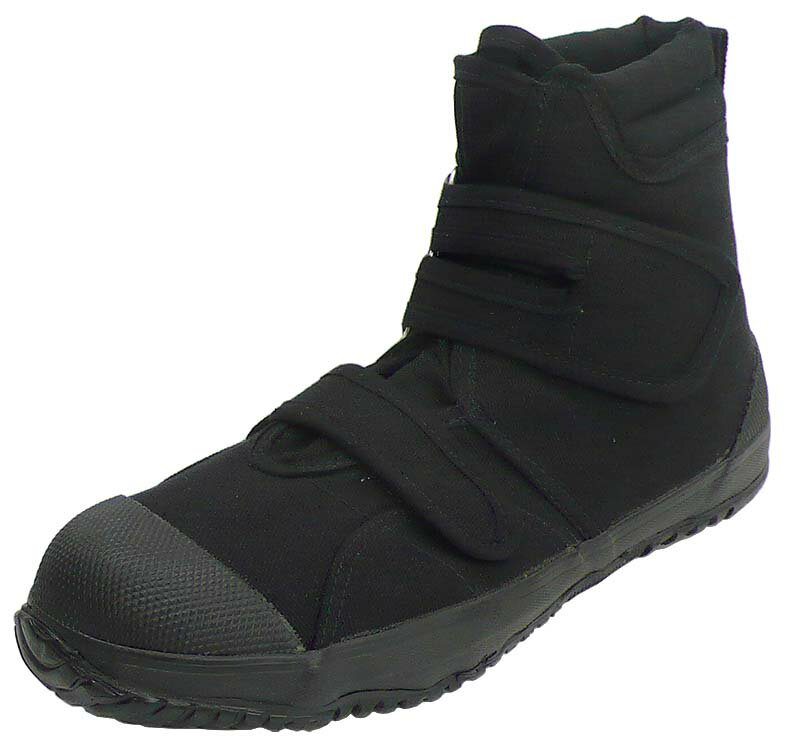 Safety Shoes - 安全靴 いえてんミドルG N8080 黒 たびぐつタイプ 先芯入り