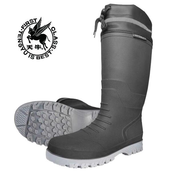 安全長靴 カバー付き 6355 TPE 先芯入り 軽量 柔軟 富士手袋工業のサムネイル