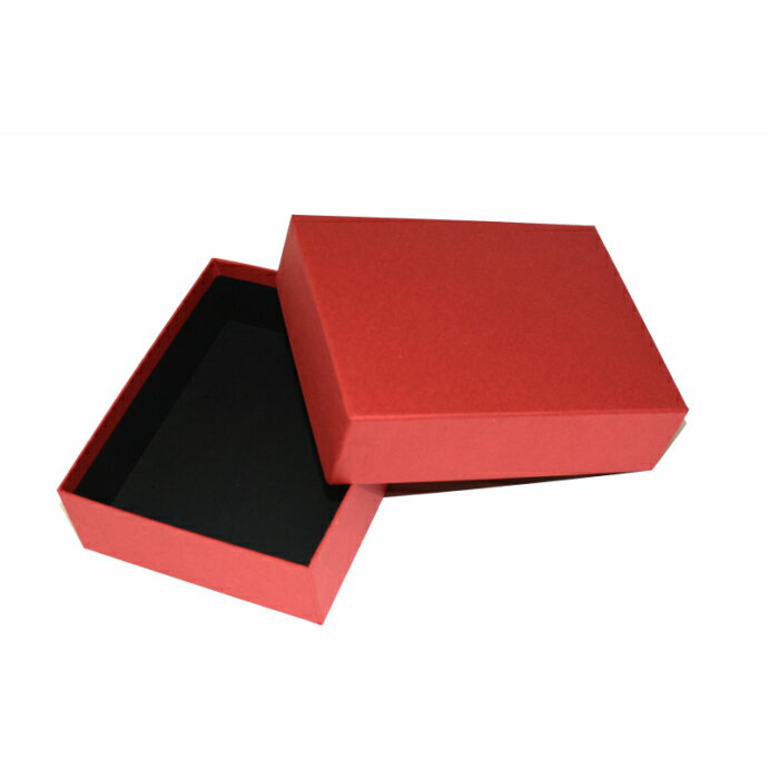 ギフトボックス貼り箱（レッドXブラック）バレンタイン用・プレゼント用に最適送料無料