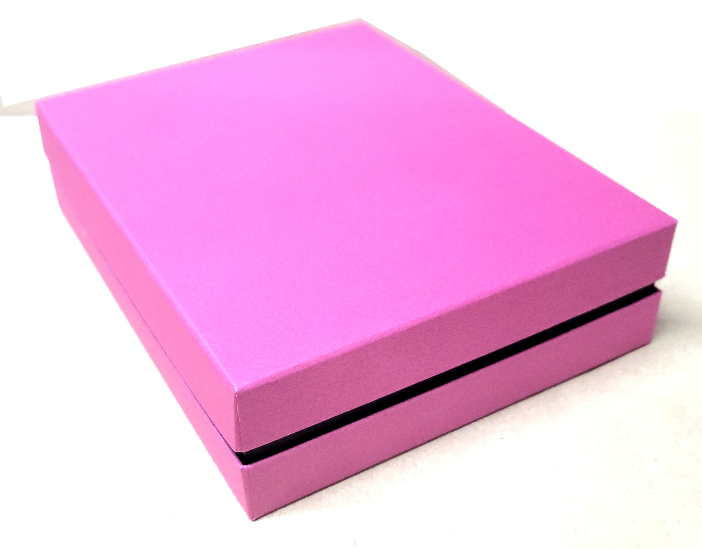 ≪楽天スーパーSALE 70%OFF 商品≫へそ出し印籠式貼り箱 ピンク色紙製 ギフトボックス 箱ピンク色 中黒