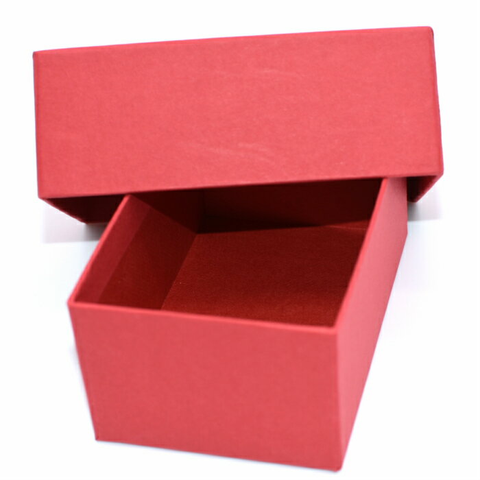 アクセサリー用箱小物入れ用箱紙製 ギフトボックス 箱赤色 中