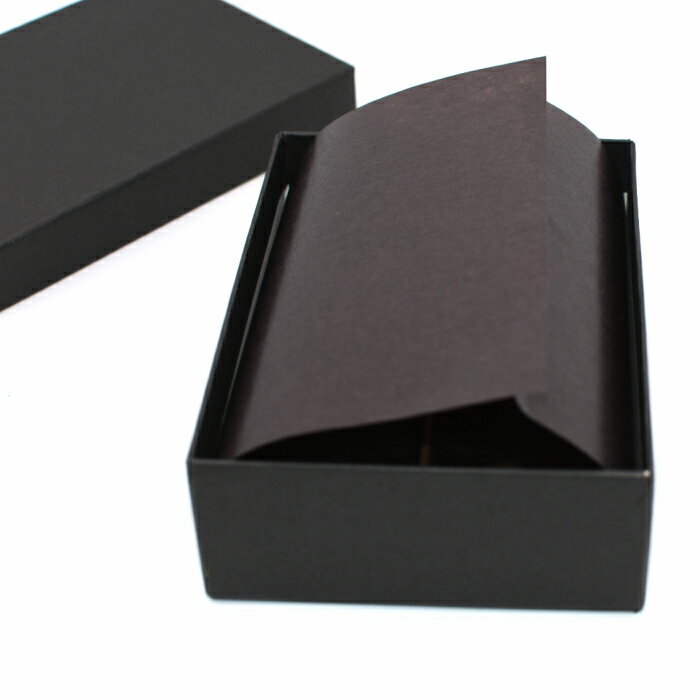 チョコレート用箱6個入 黒（ブラック）5個セット＠346グラシン紙 仕切り入り箱の中の色は茶色ですバレンタイン用 プレゼント用に最適
