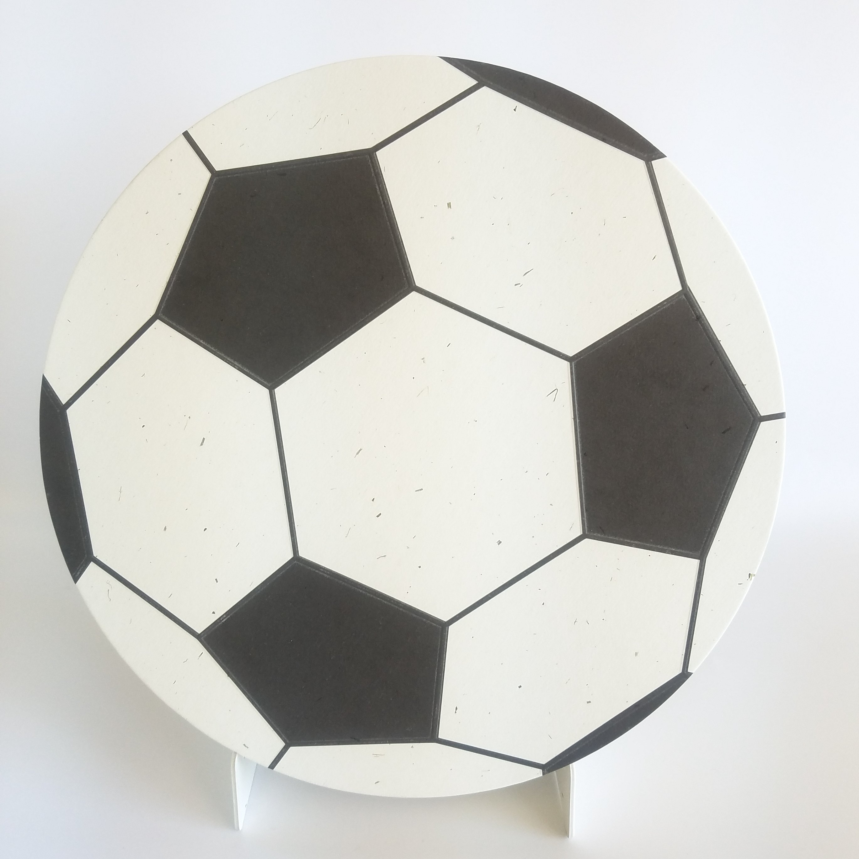 ≪楽天スーパーSALE 半額50%OFF 商品≫サッカーボール型芝入り色紙寄せ書き等卒業記念品に最適環境配慮型商品(捨てる芝を利用してします)