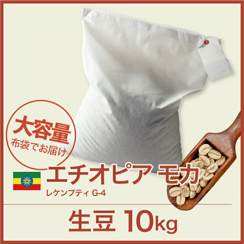 コーヒー生豆 10kg モカ レケンプティ G-4 エチオピア 送料無料 大山珈琲