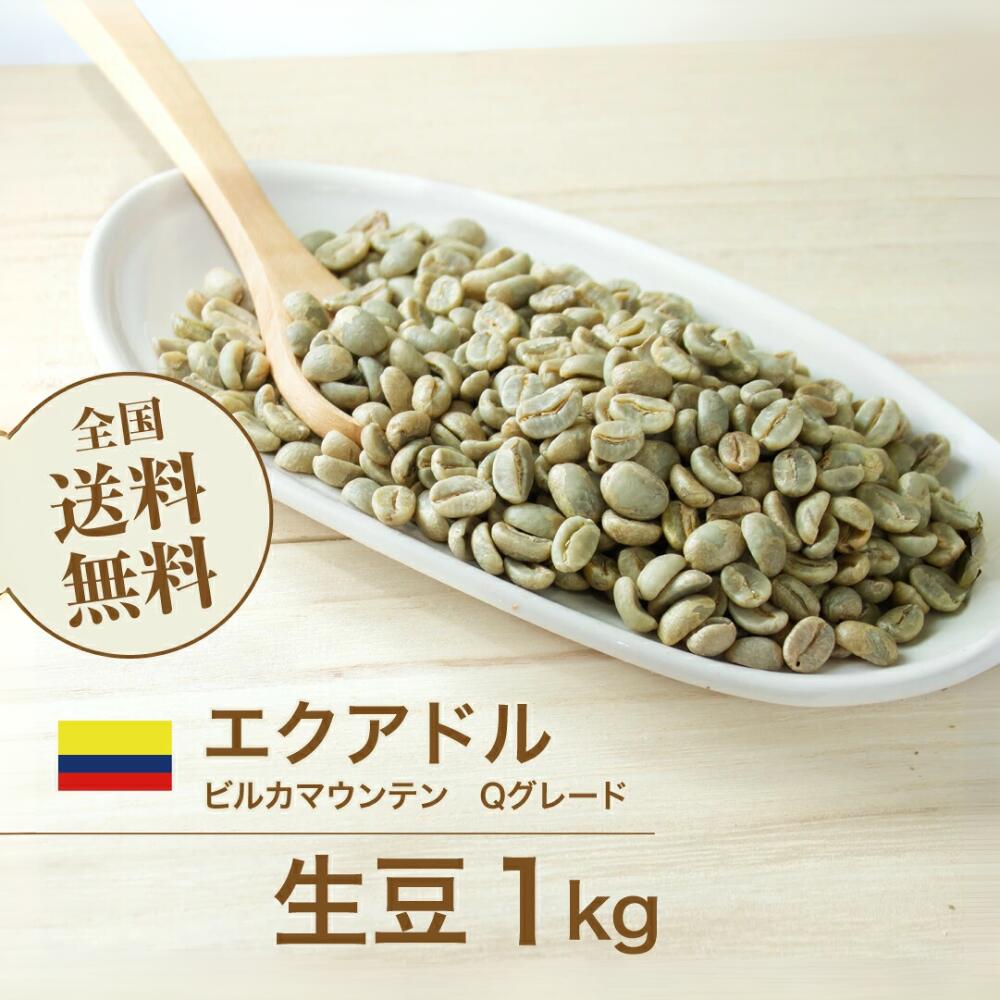 生豆 エクアドル ビルカマウンテン Qグレード コーヒー 珈琲 スペシャルティ 送料無料1kg 2kg 5kg 10kg