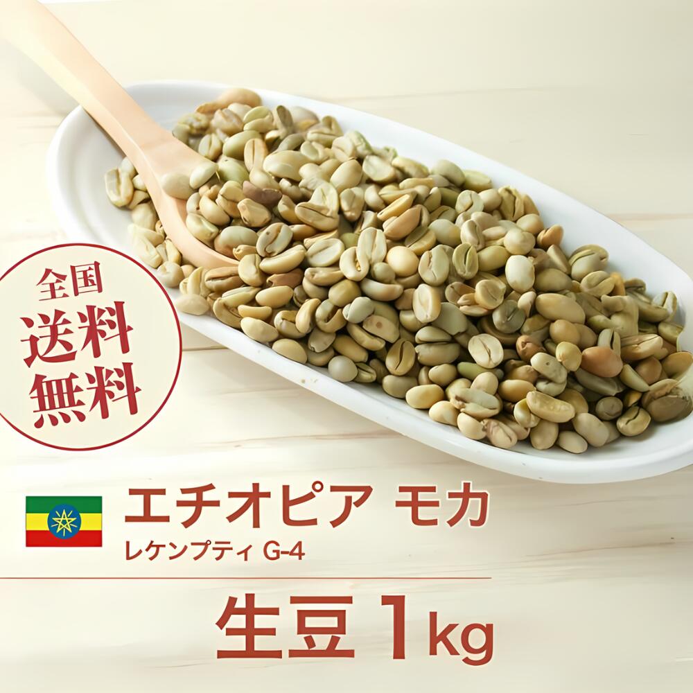 コーヒー生豆 1kg モカ レケンプティ G-4 エチオピア 送料無料 大山珈琲
