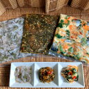彩り珍味のごちそう便(にしん菜の華漬300g×1パック、日高昆布入り数の子三升漬300g×1パック、たこわさび300g×1パック)