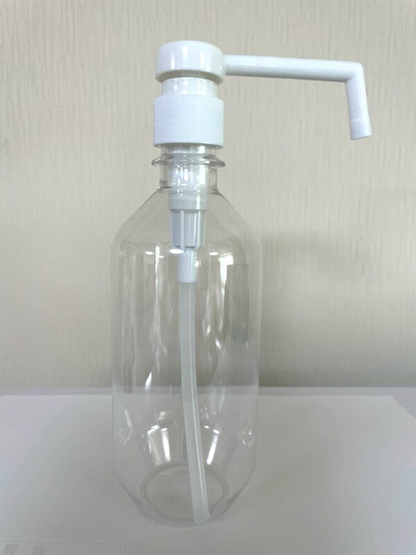 500ミリリットル シャワーポンプボトル　500ml容器【空容器】 　シャワーポンプ容器 除菌アルコ ...