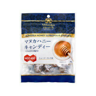 富永貿易 マヌカヘルス マヌカハニーキャンディー(プロポリス配合) 80g 蜂蜜 ハチミツ【UR】