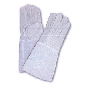 【床革製手袋】 溶接5本指床革　8711-7　サイズ：フリー　※代引き不可※【NB】