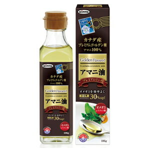 【生活雑貨】【健康食品】日本製粉　アマニ油プレミアムリッチ　186g【UR】