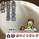 白砂 ホワイトサンド 100kg 子供の砂場 芝生の目砂 床砂に 公園の砂場 高温除菌済み オースト ...