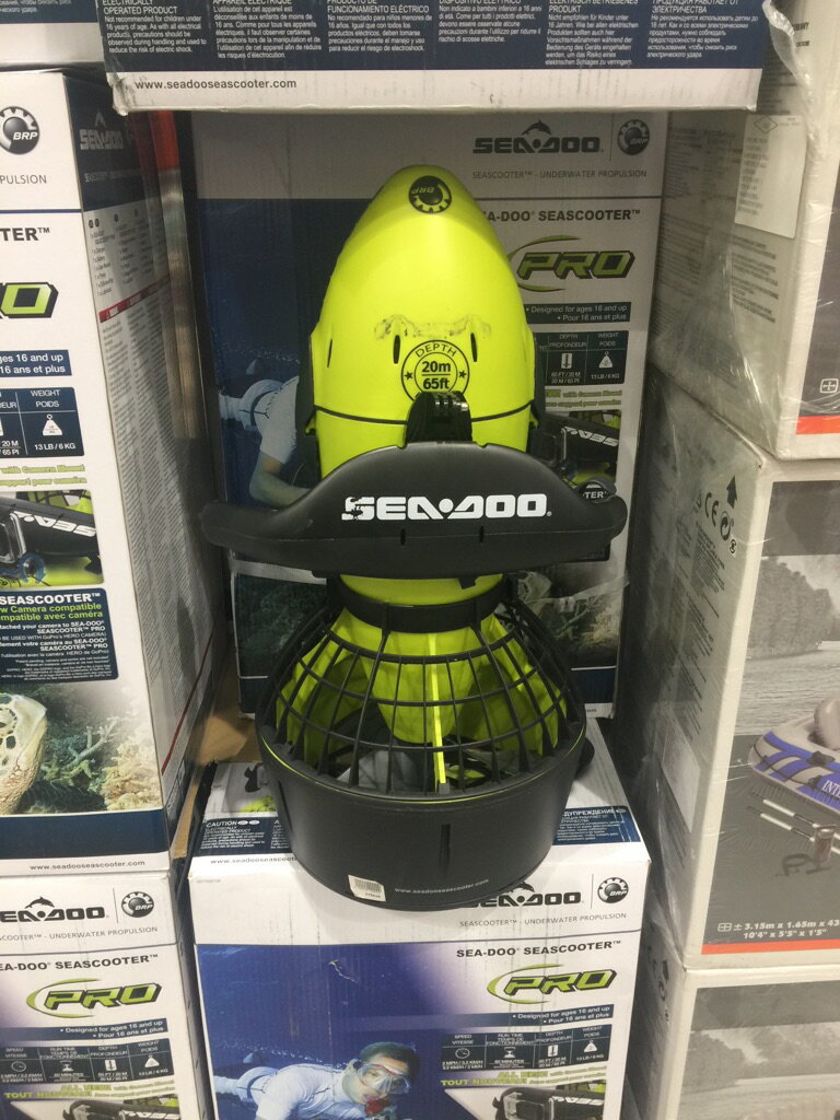 【送料無料】【生活雑貨】【コストコ】【SEA-DOO　SEASCOOTER　PRO】充電式 シースク ...