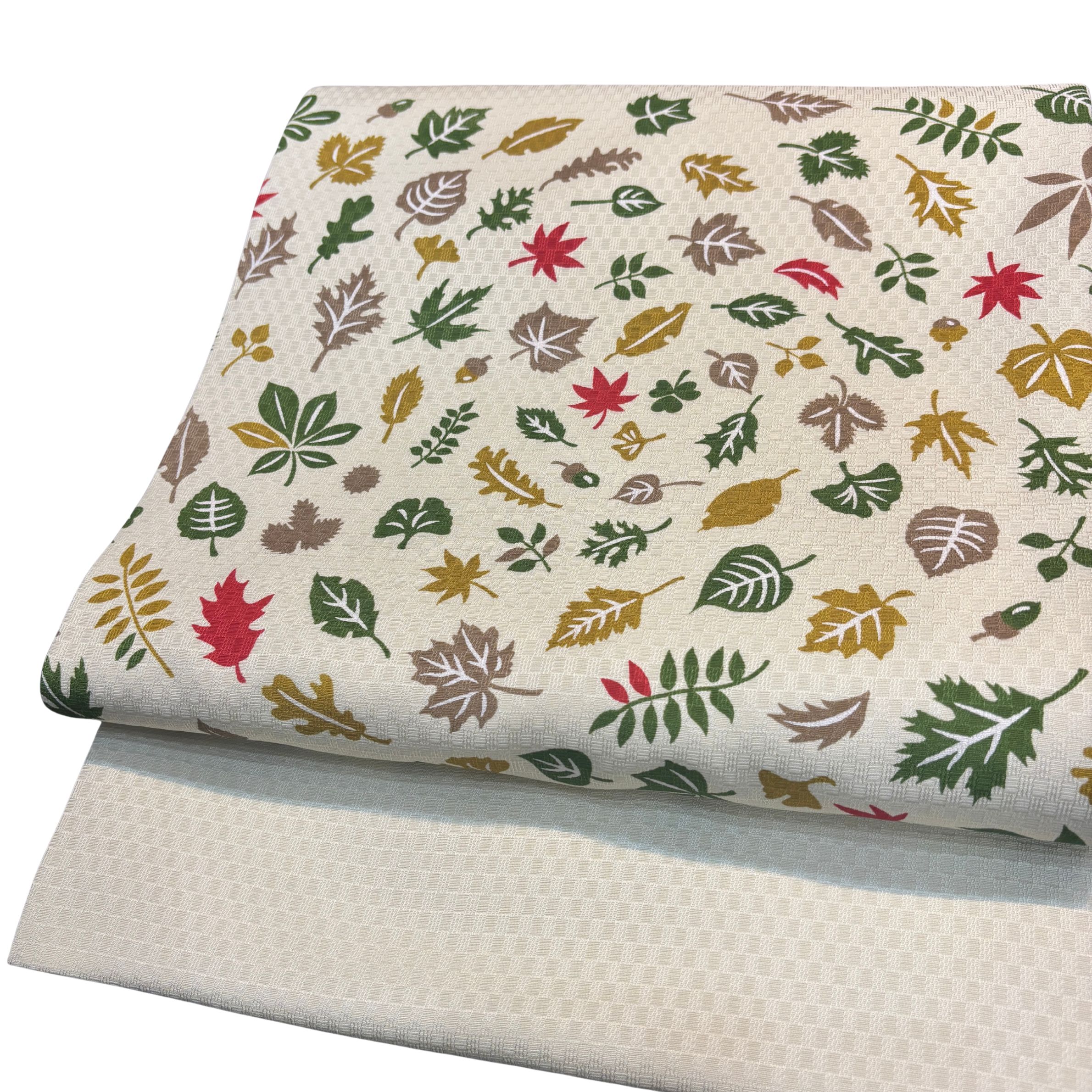 【お仕立て上がり九寸名古屋帯】　染め帯　新品　正絹　単・袷　軽くて締めやすい！