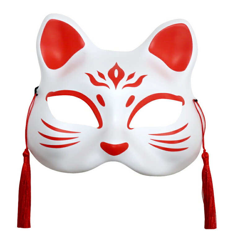 【猫面】壱/紅白　※個包装なし