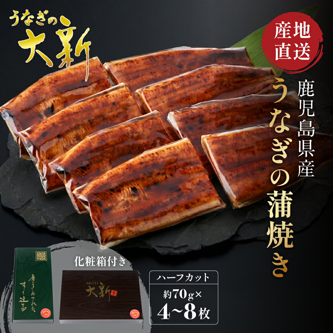 Other - うなぎ ハーフカット 国産 ギフト プレゼント 鰻 蒲焼き 土用の丑 鹿児島県産 タレ 山椒付き うなぎ蒲焼き 贈物 真空パック お中元 お歳暮 内祝い お祝い 丑の日 指宿 ウナギ